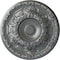 Ekena Millwork Granada Ceiling Medallion (Fits Canopies up to 7 1/8"), Hand-Painted Platinum, 19"OD x 1 1/2"P CM19GAPLS - alternate 1